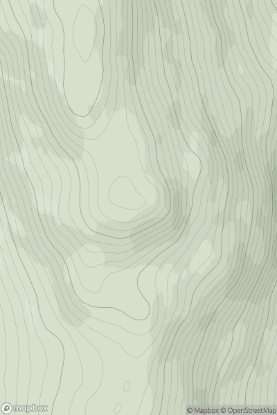 Thumbnail image for An Sidhean [Loch Lomond to Strathyre] showing contour plot for surrounding peak